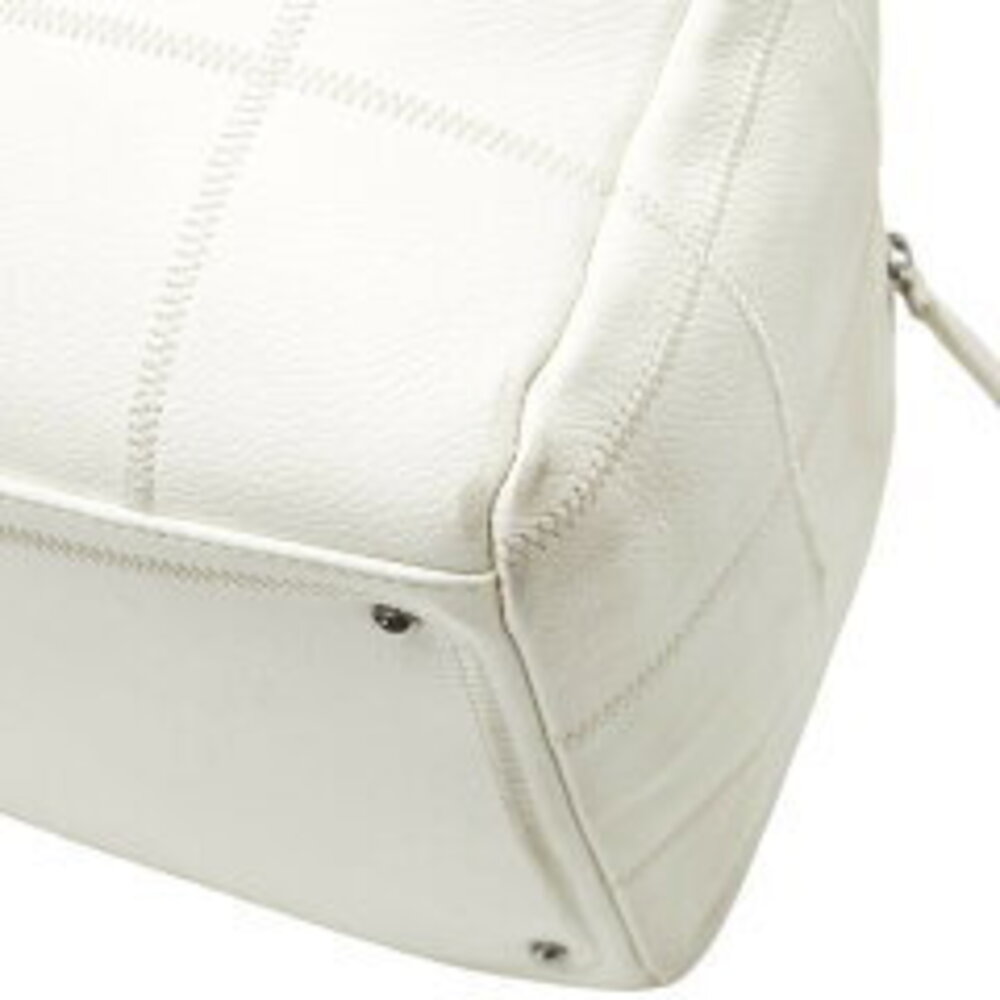 Chanel handbag mark skin Boston white Chocobar Coco caviar bag - Picture 6 of 10